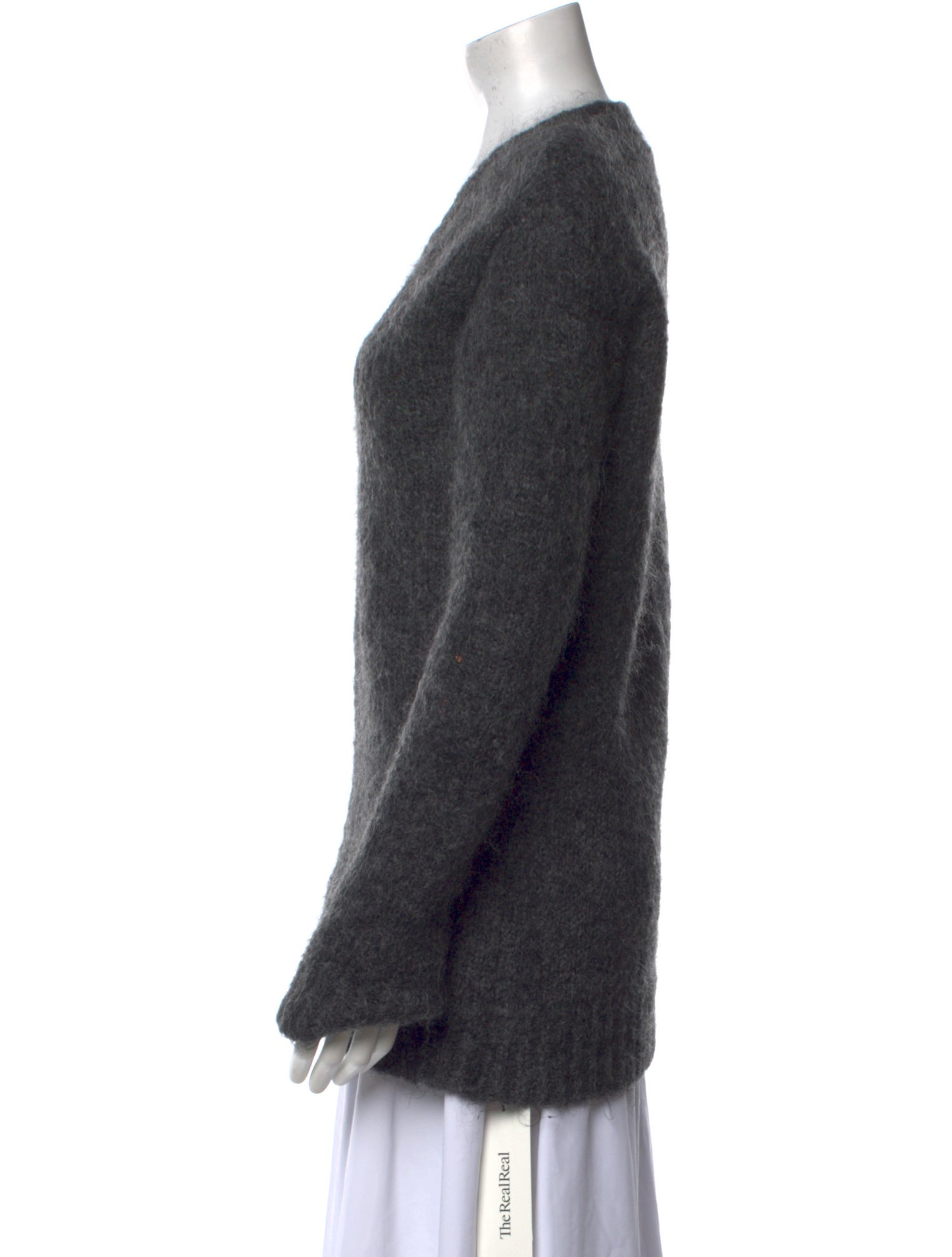 BLK DNM Kid Mohair V-Neck Sweater