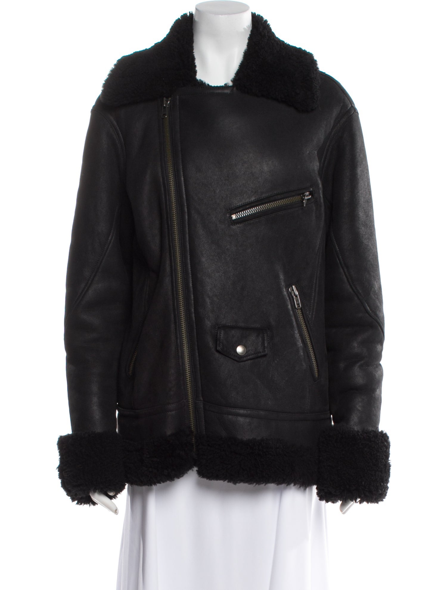 BLK DNM Shearling Fur Coat