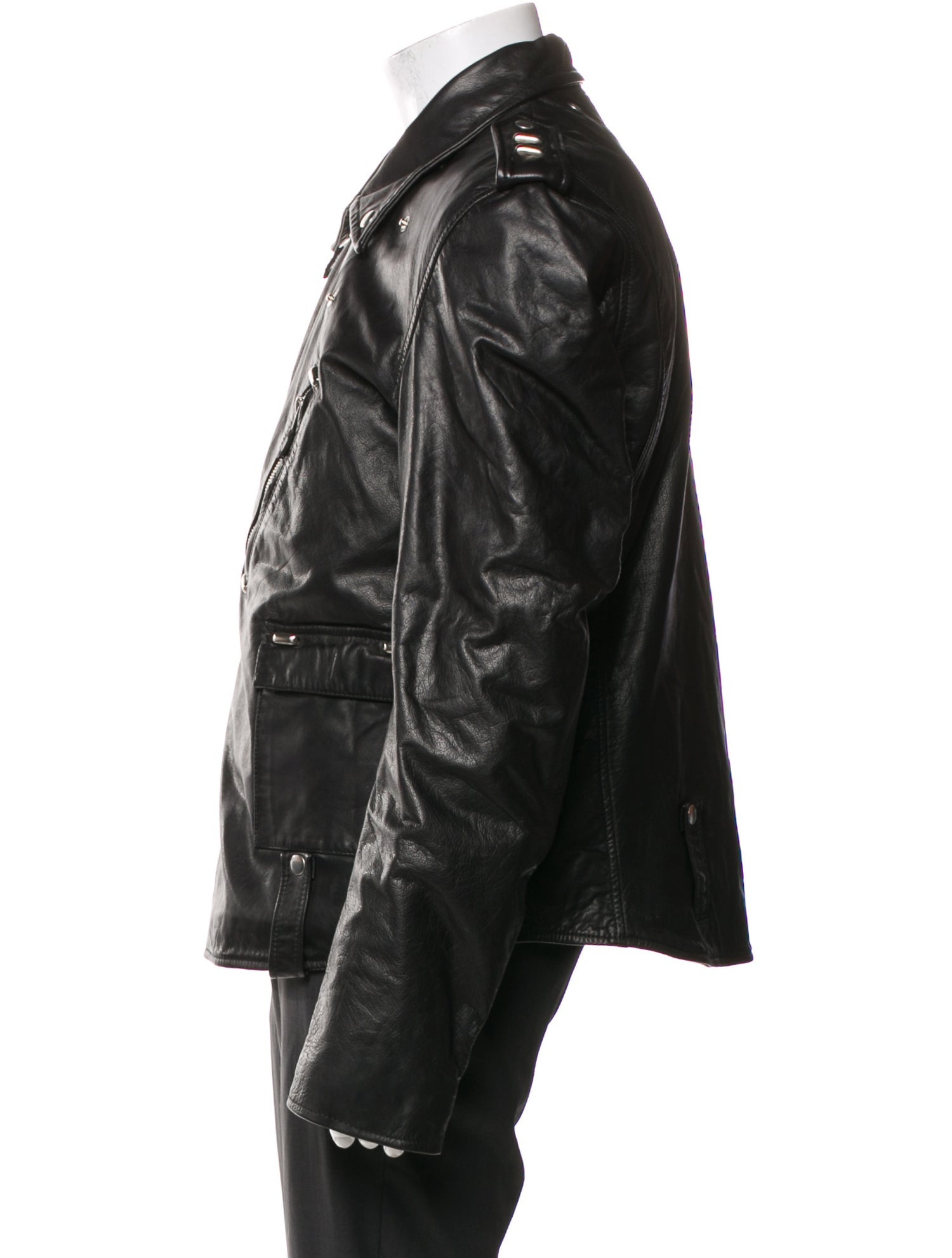 BLK DNM Leather Moto Jacket w/ Tags