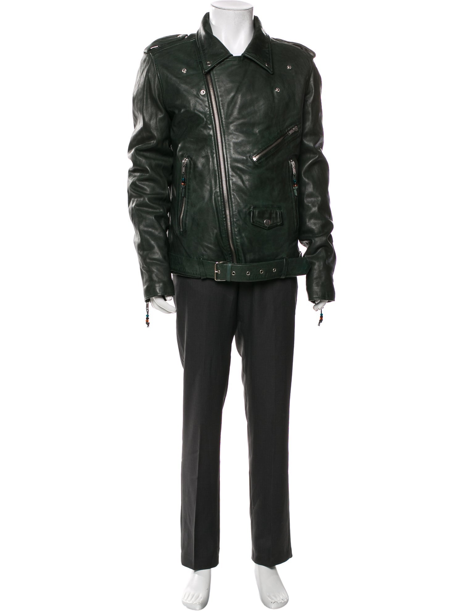 BLK DNM Leather Utility Jacket