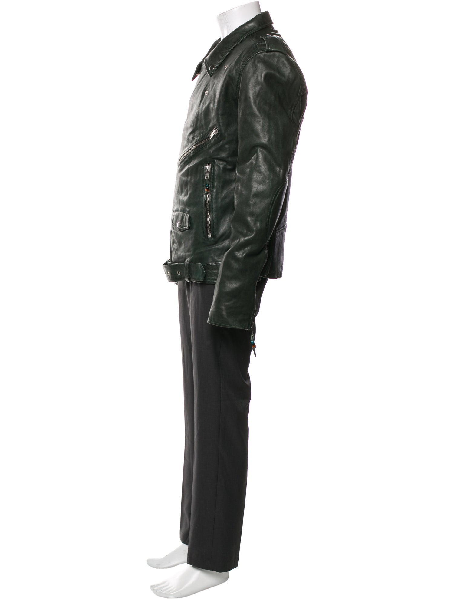 BLK DNM Leather Utility Jacket