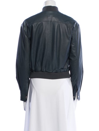 BLK DNM Leather Bomber Jacket