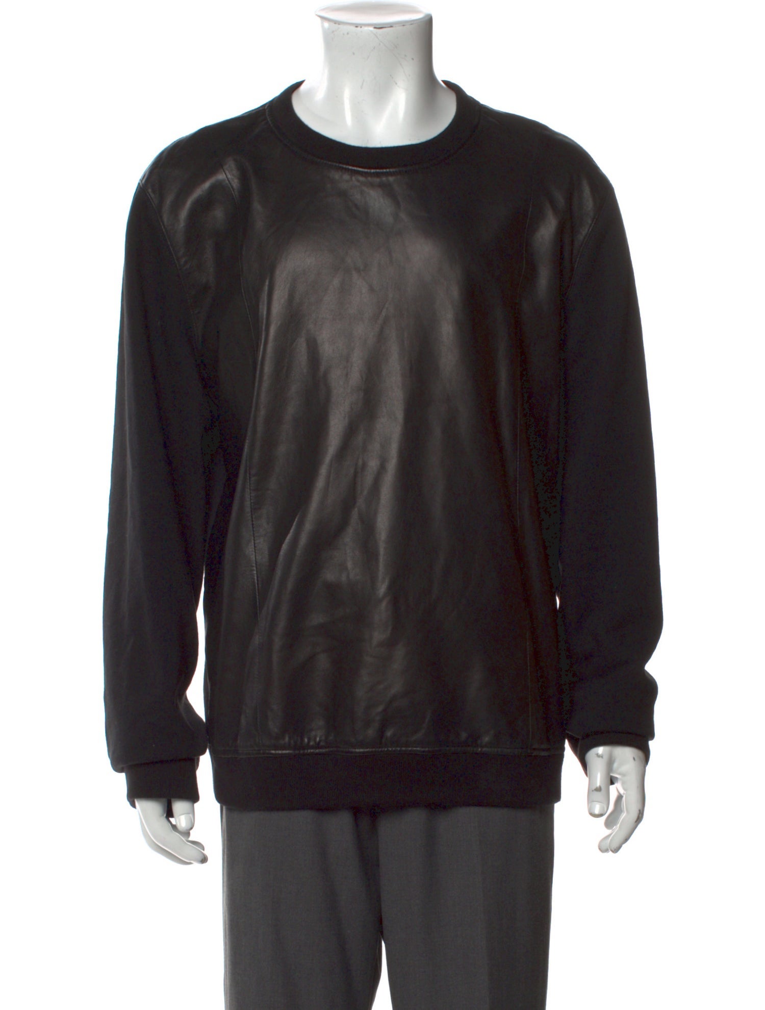 BLK DNM Crew Neck Long Sleeve Pullover