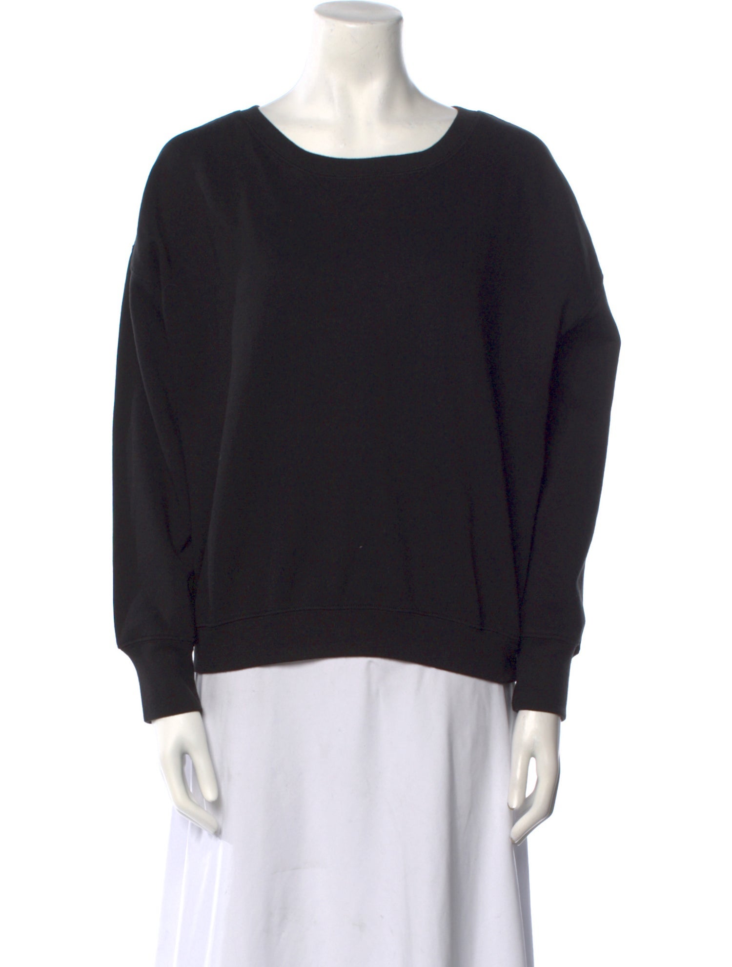 BLK DNM Scoop Neck Long Sleeve Sweatshirt w/ Tags