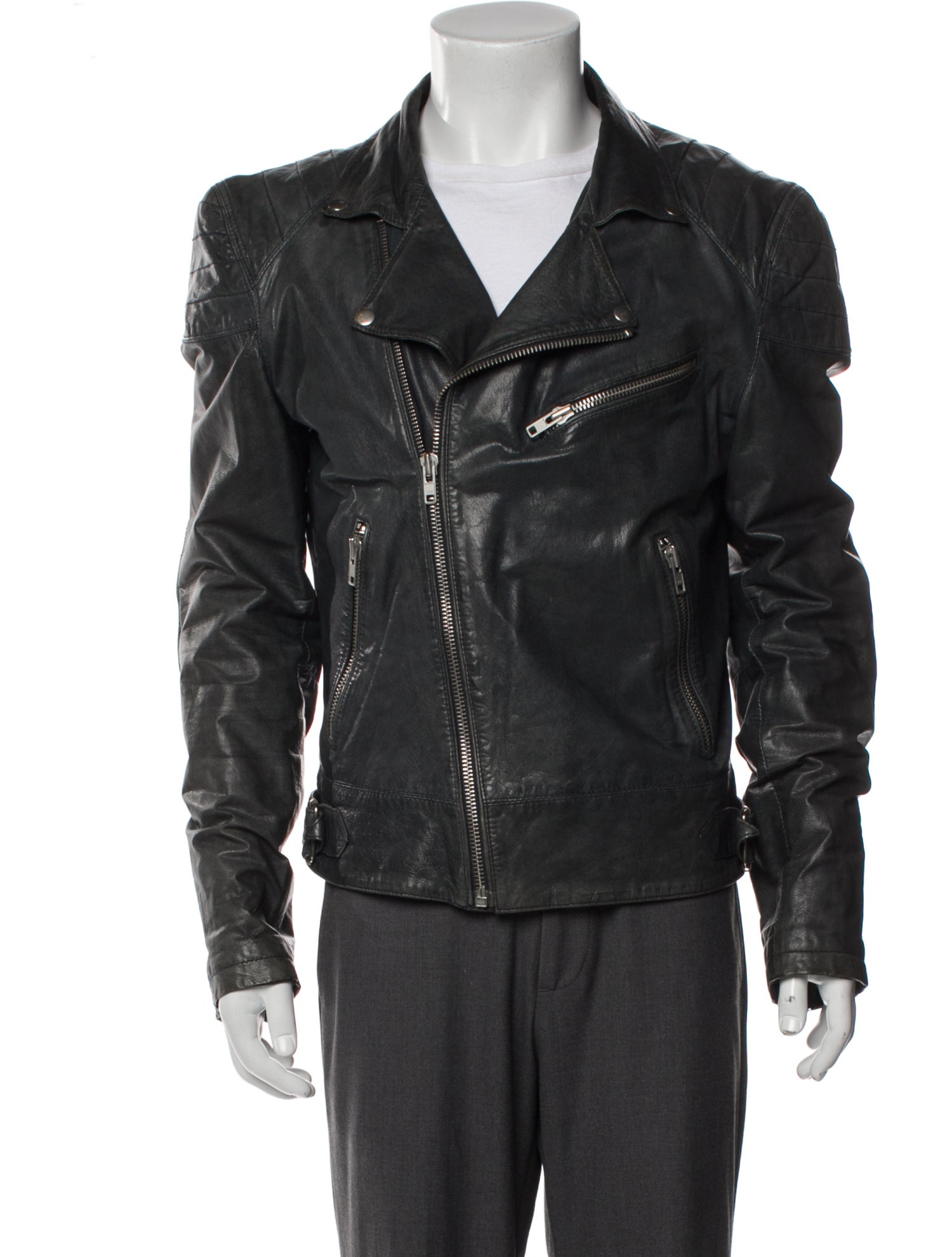 BLK DNM Leather Moto Jacket