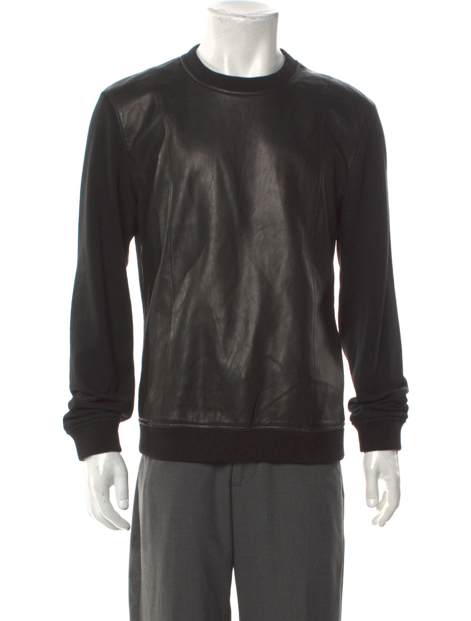 BLK DNM Crew Neck Long Sleeve Pullover