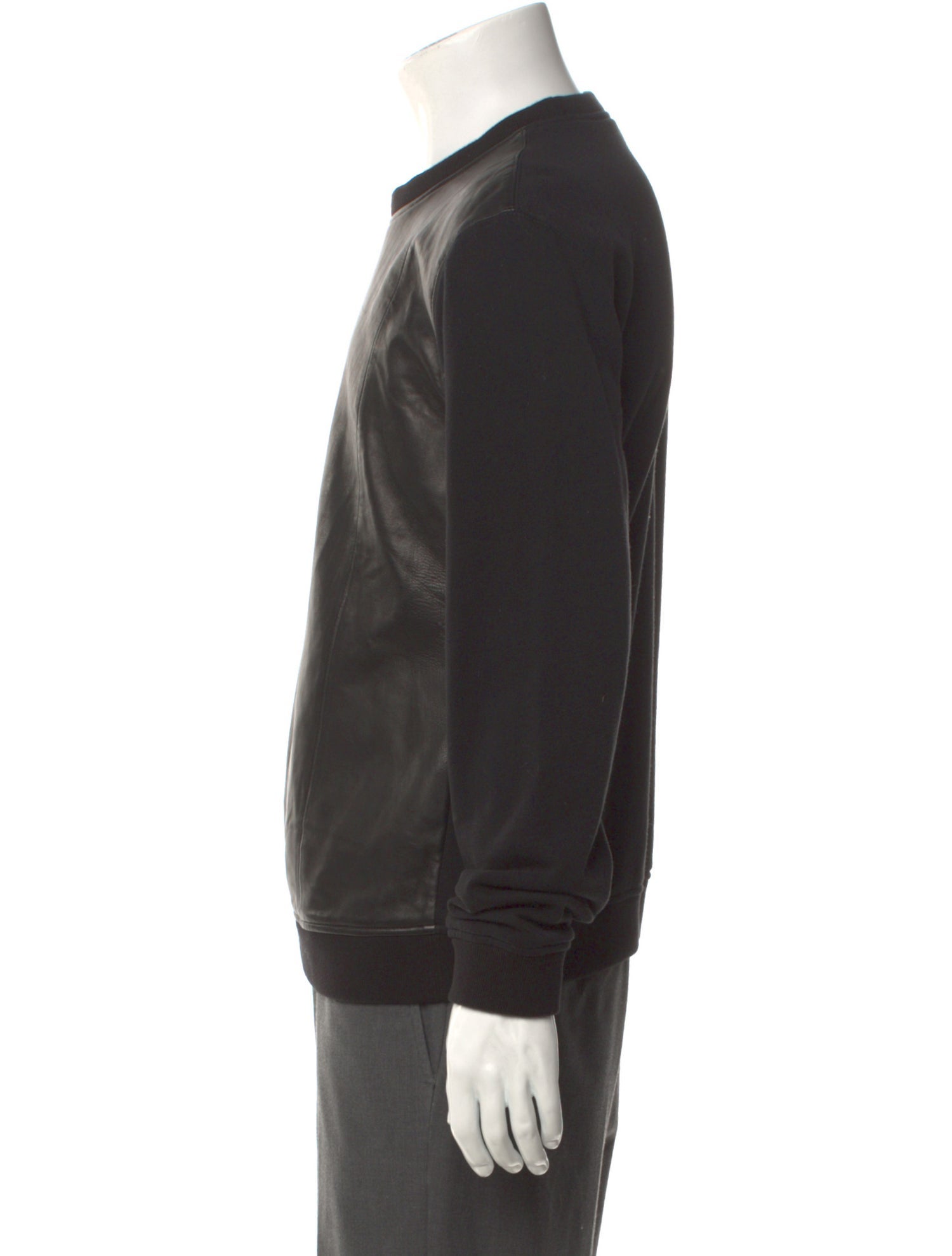 BLK DNM Crew Neck Long Sleeve Pullover