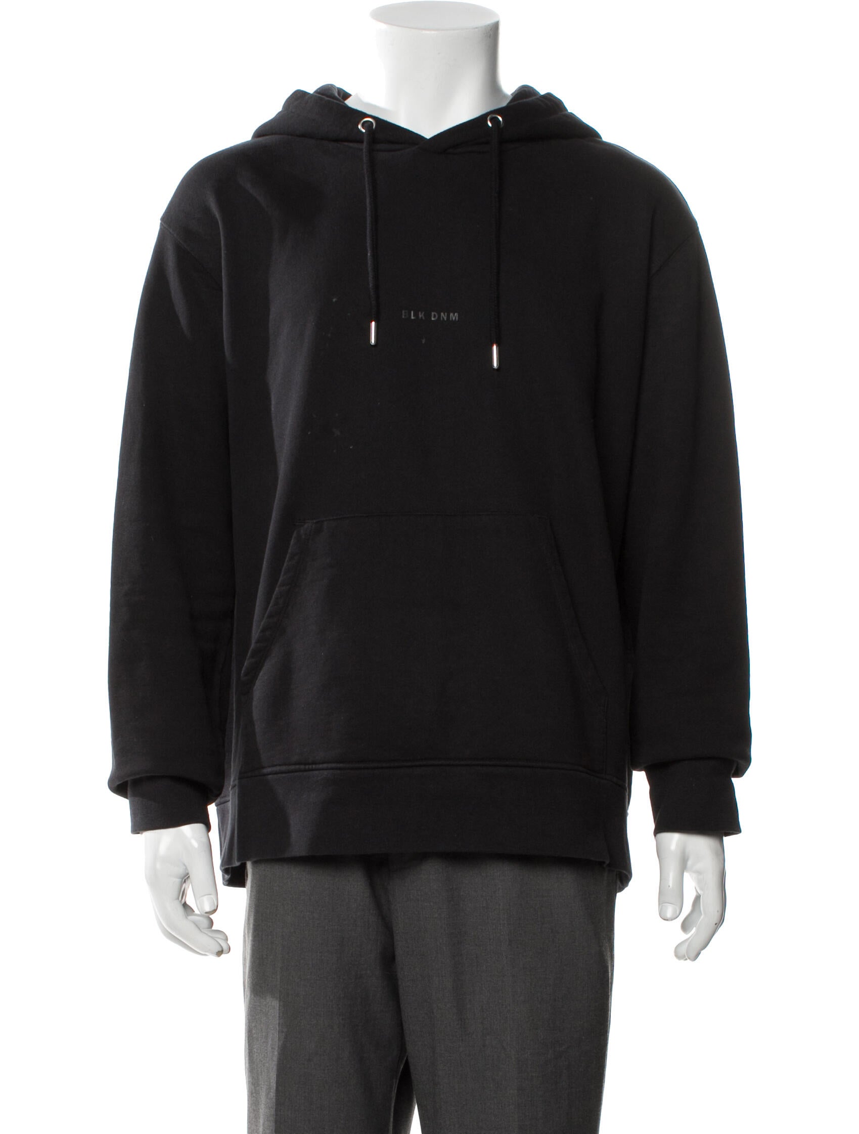 BLK DNM Crew Neck Long Sleeve Hoodie