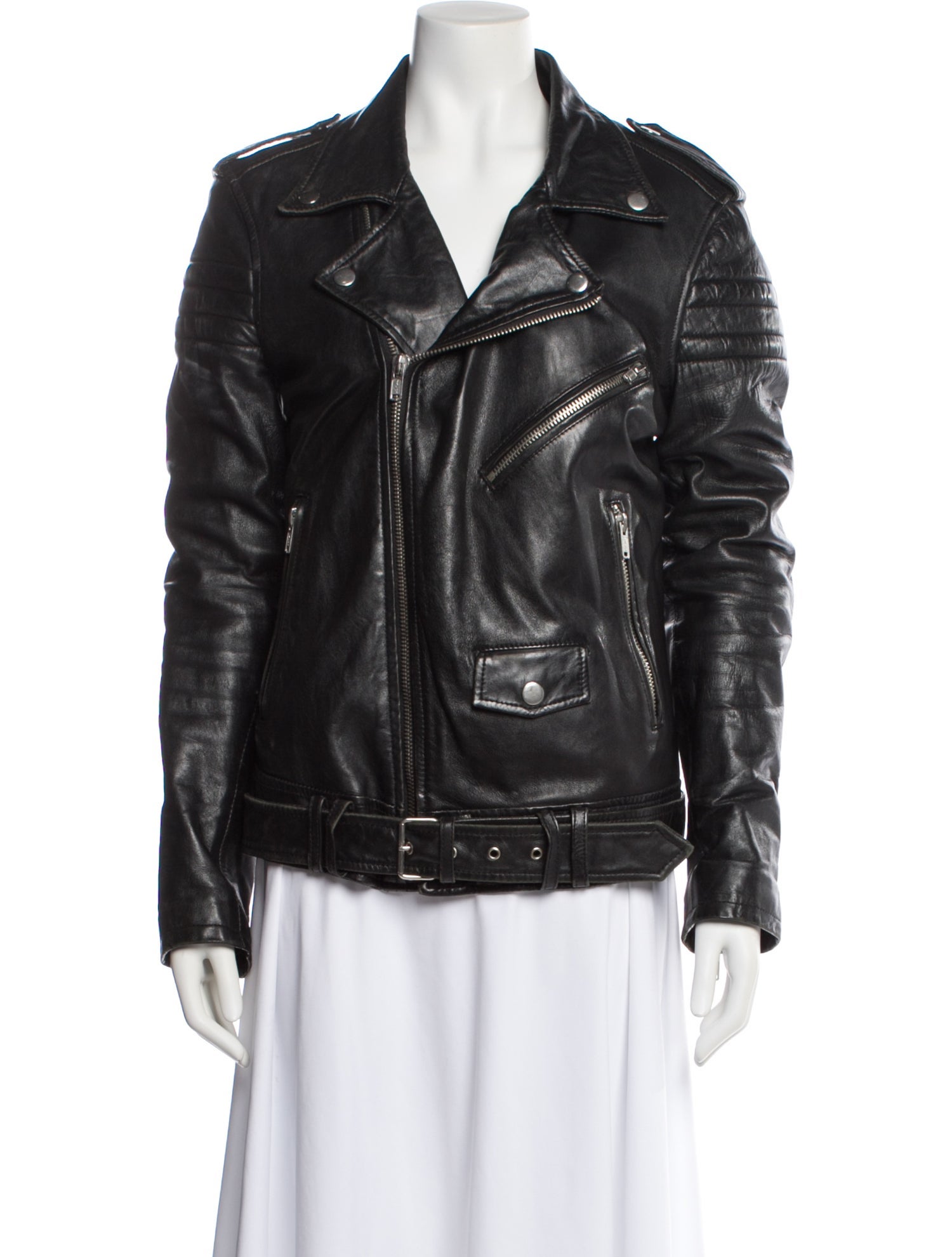 BLK DNM Leather Moto Jacket