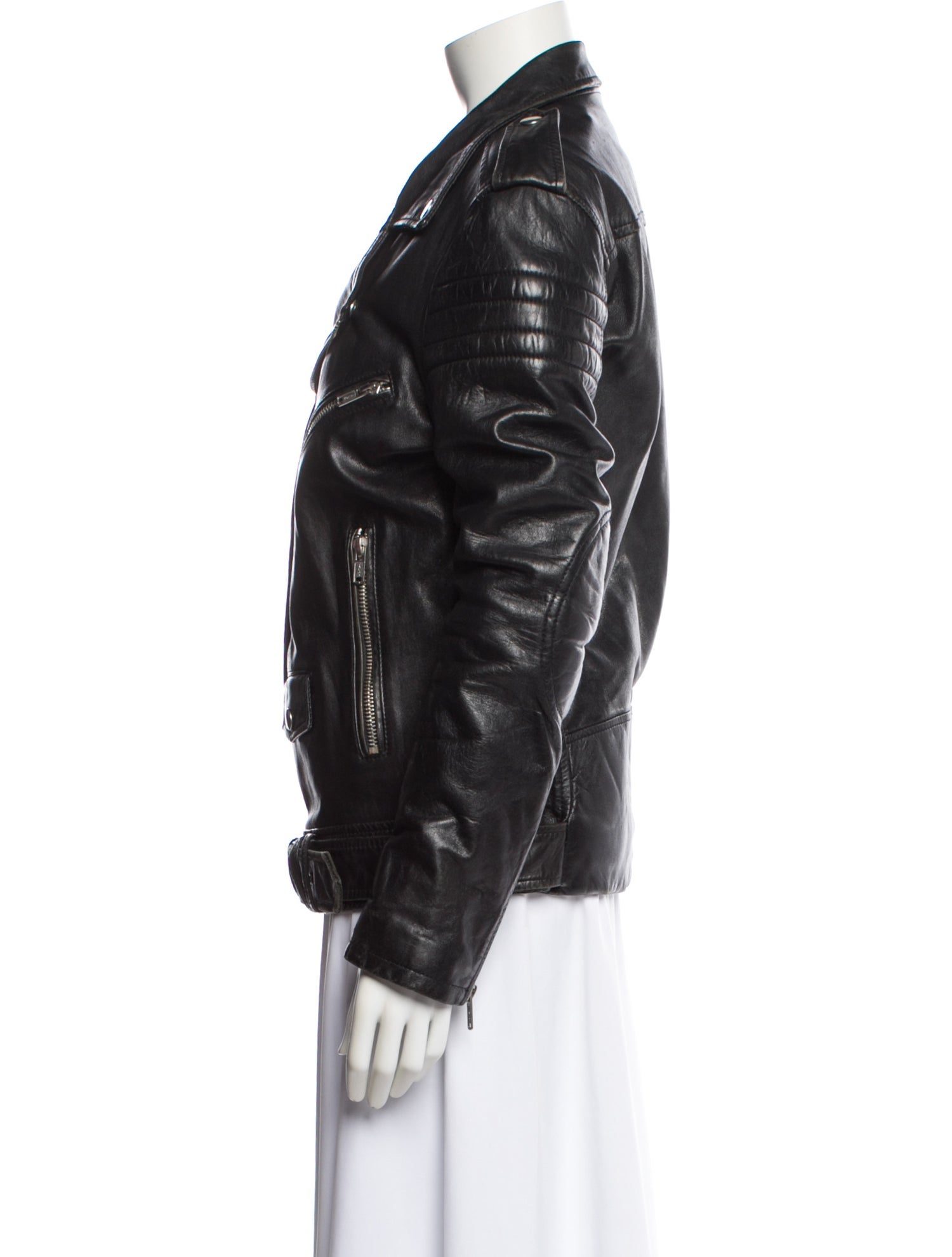 BLK DNM Leather Moto Jacket