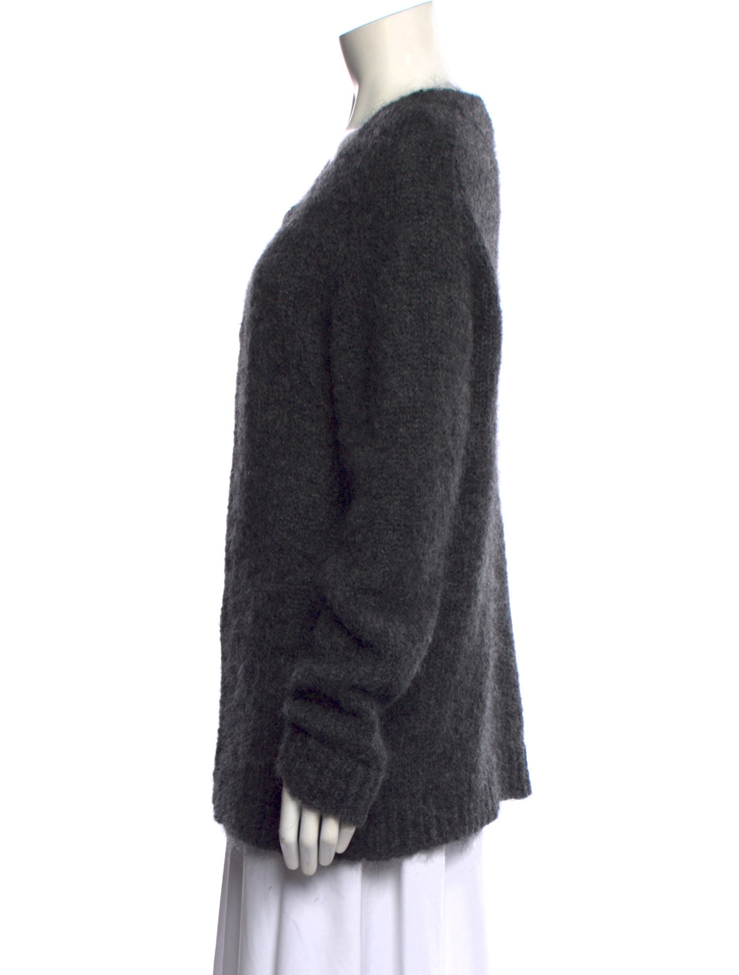 BLK DNM Mohair Scoop Neck Sweater
