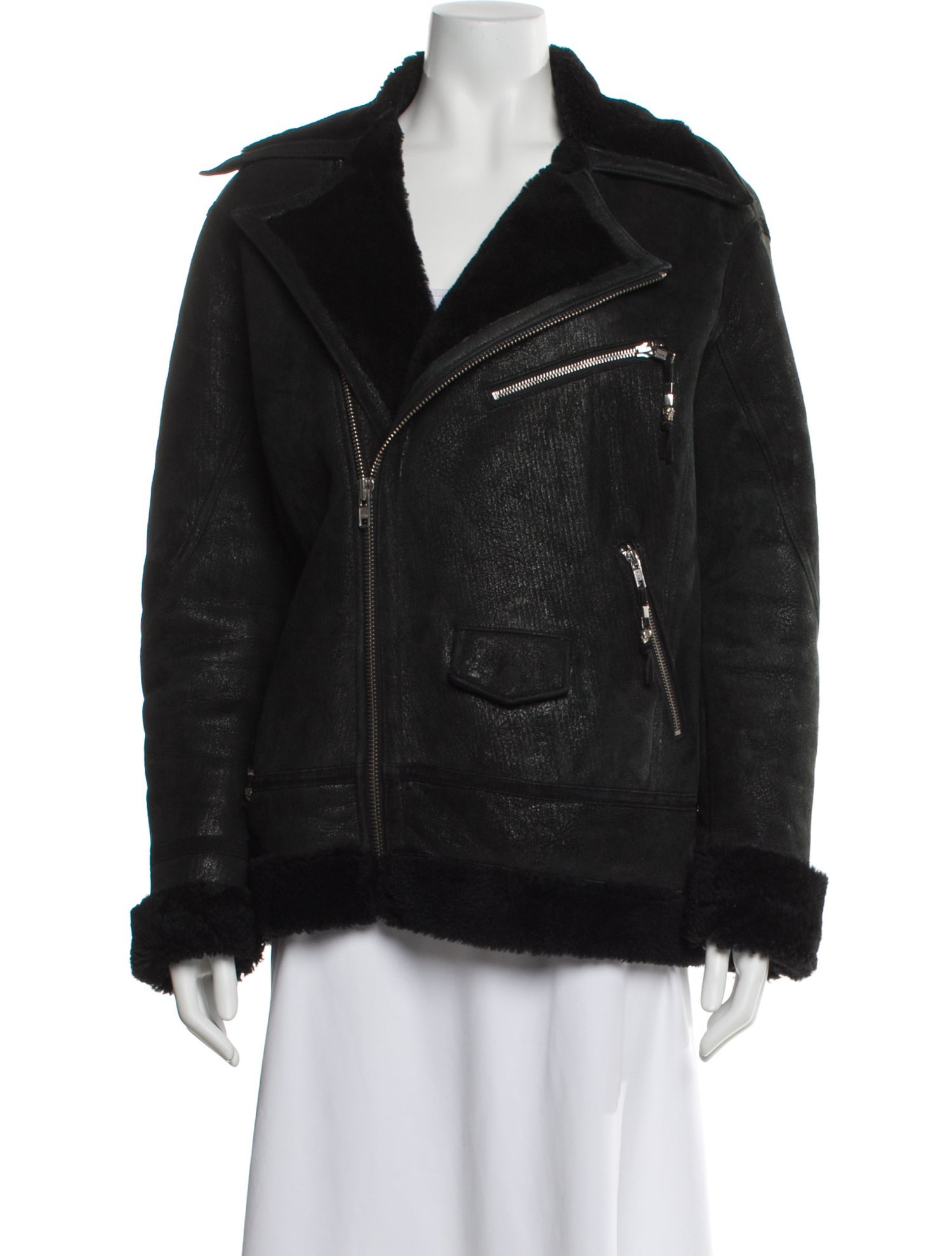 BLK DNM Leather Denim Jacket