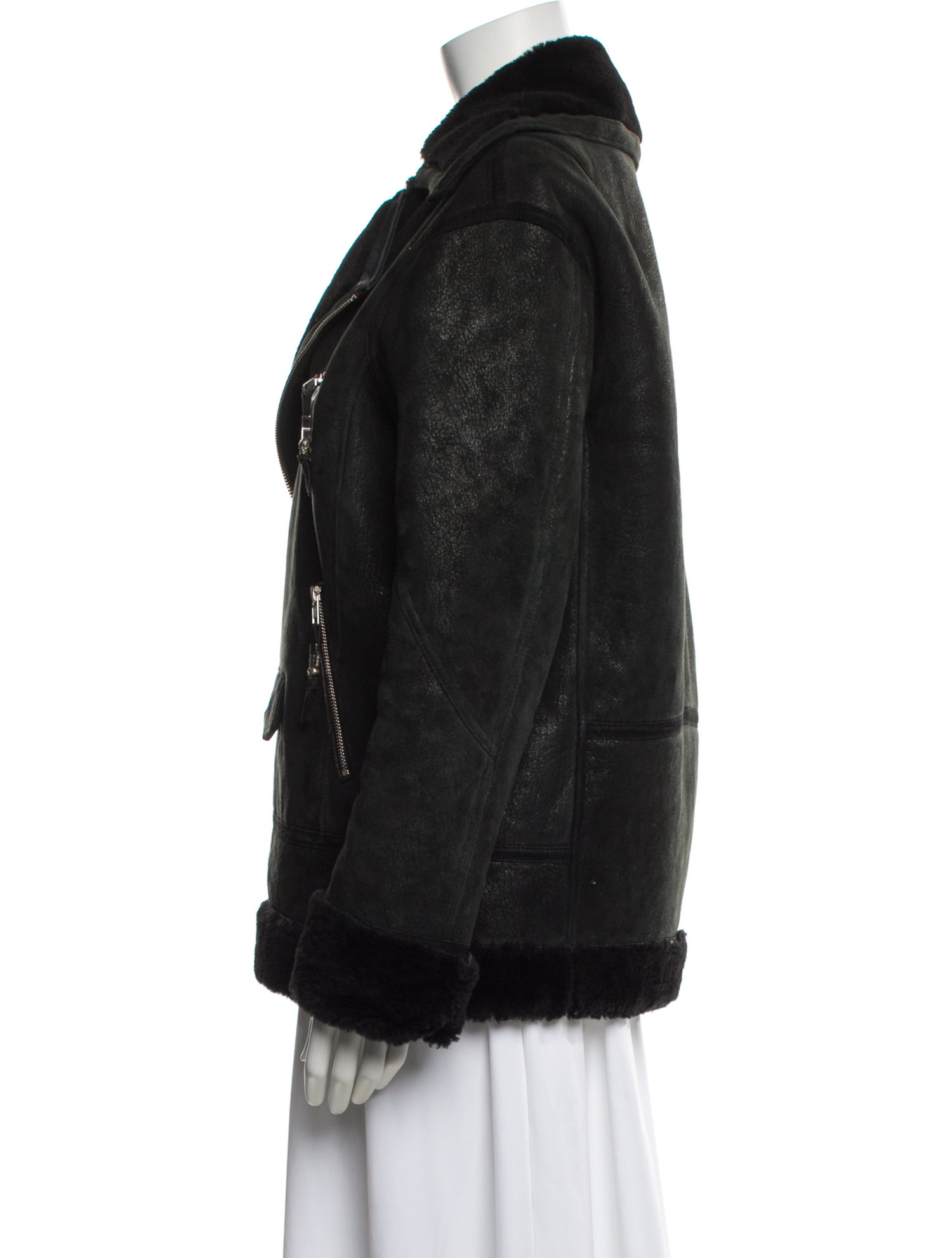 BLK DNM Leather Denim Jacket