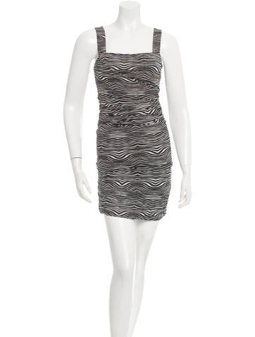 Pierre Balmain Printed Mini Dress