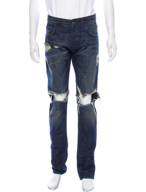 Pierre Balmain Skinny Jeans Blue
