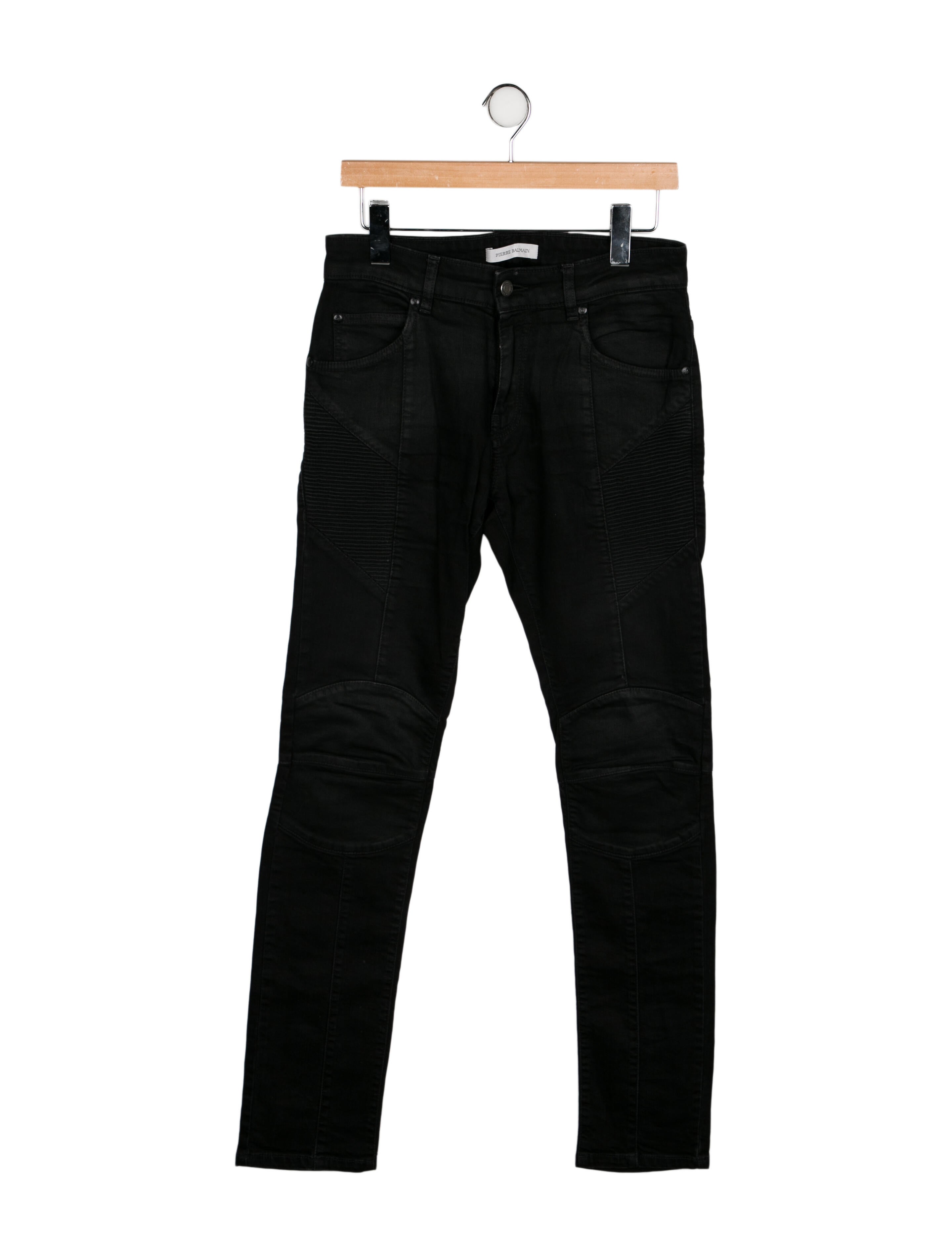 Pierre Balmain Moto Jeans