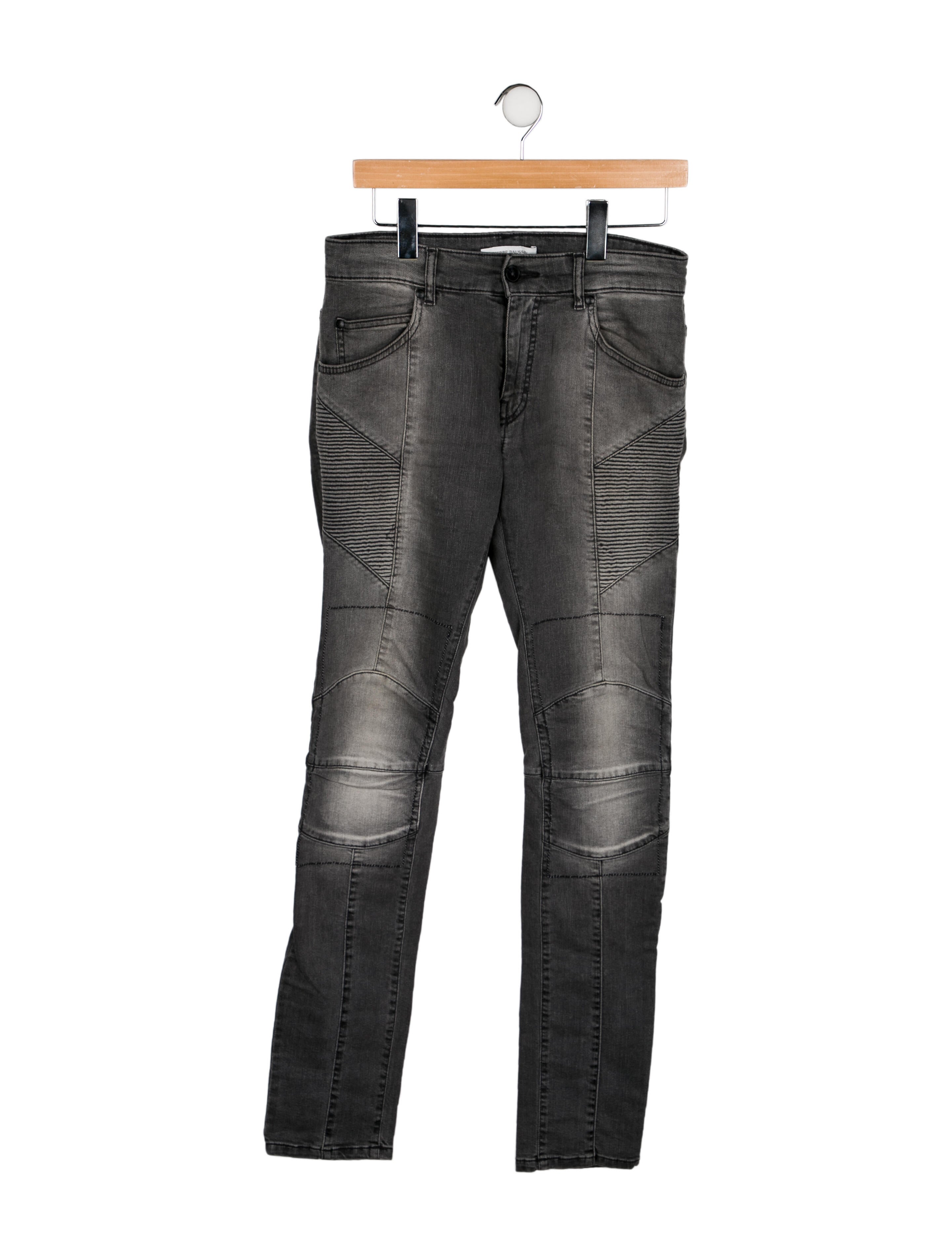 Pierre Balmain Moto Jeans