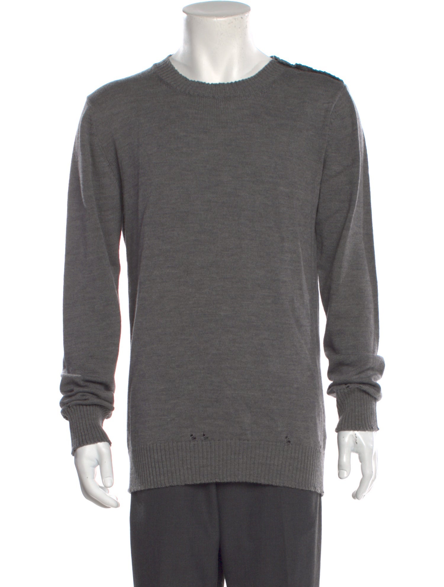 Pierre Balmain Crew Neck Long Sleeve Pullover