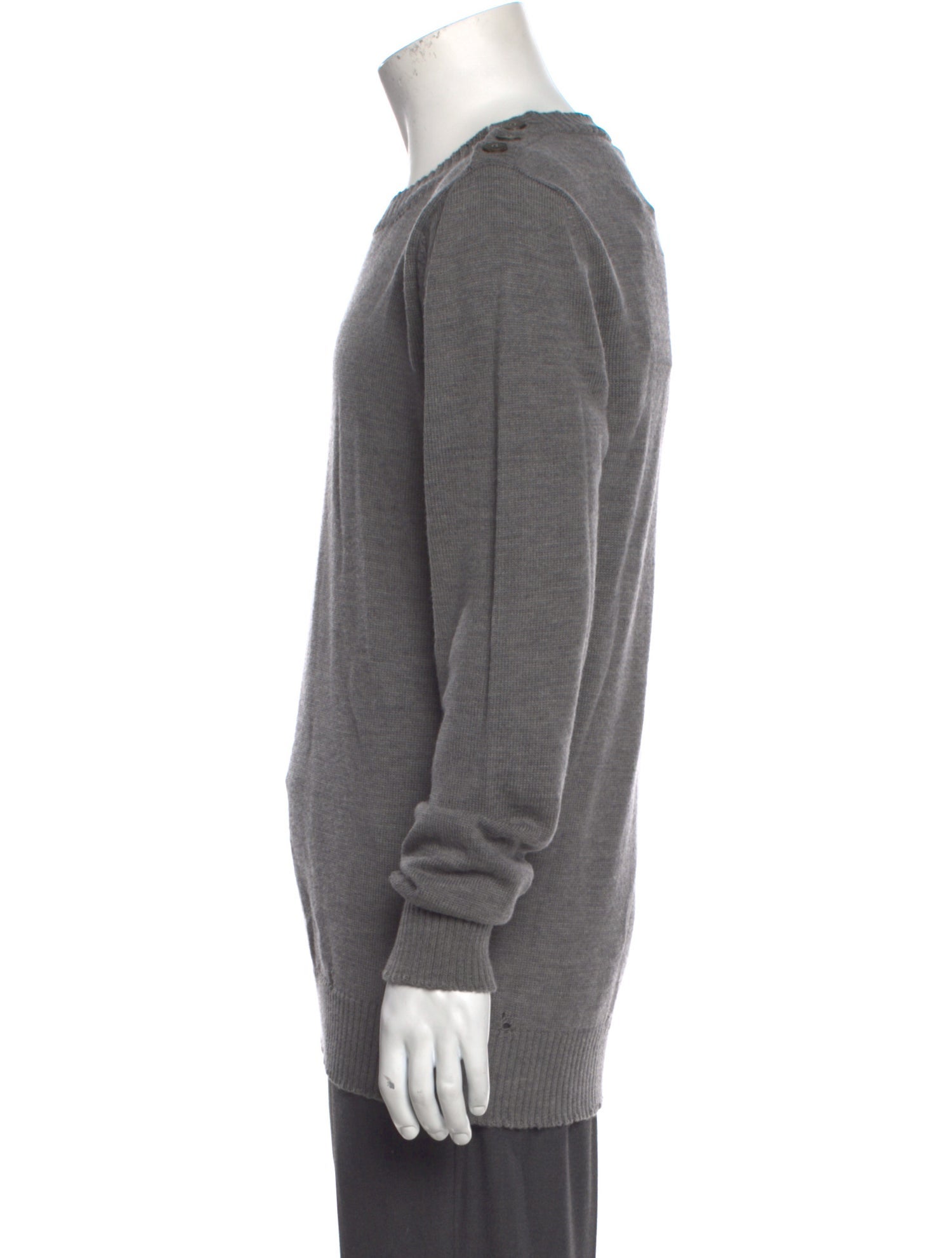 Pierre Balmain Crew Neck Long Sleeve Pullover