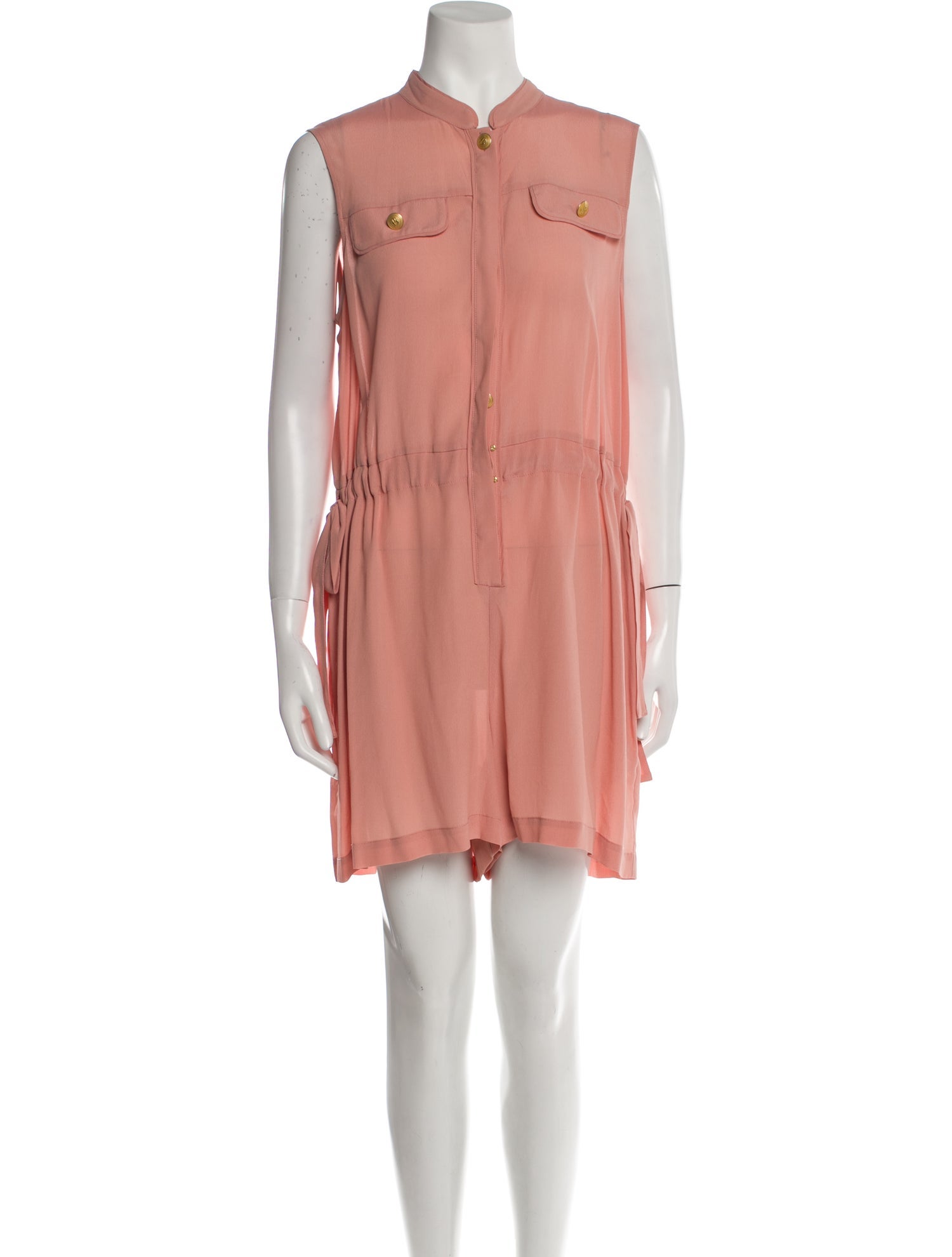 Pierre Balmain Mock Neck Romper