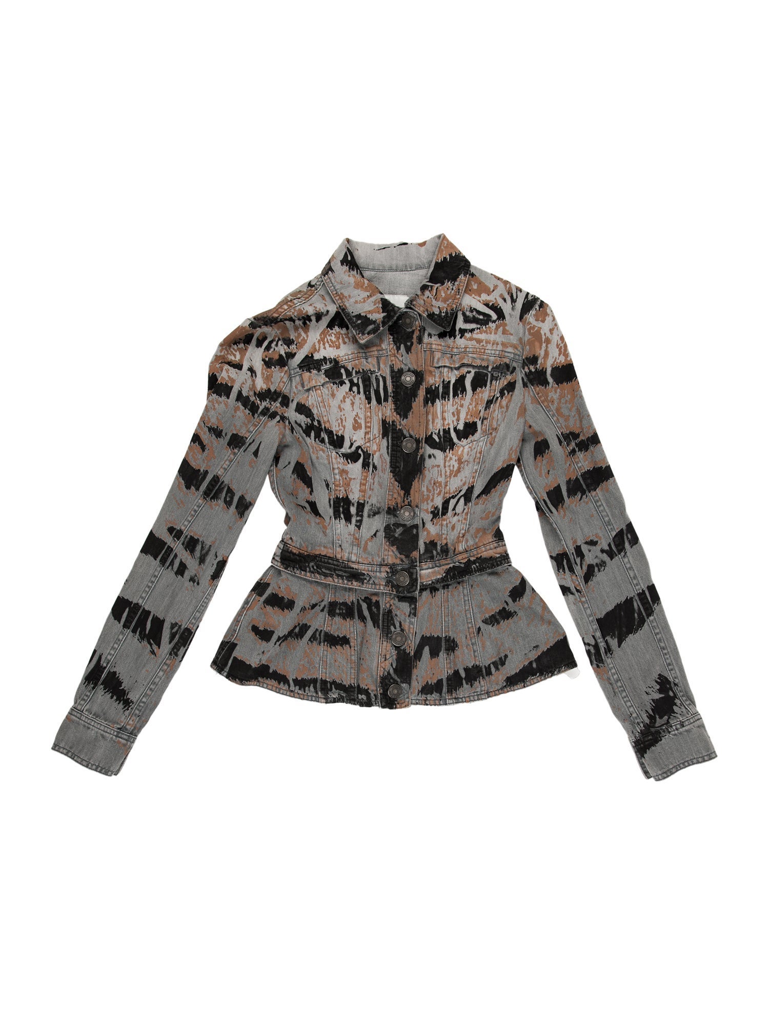 Pierre Balmain Patterned Denim Jacket