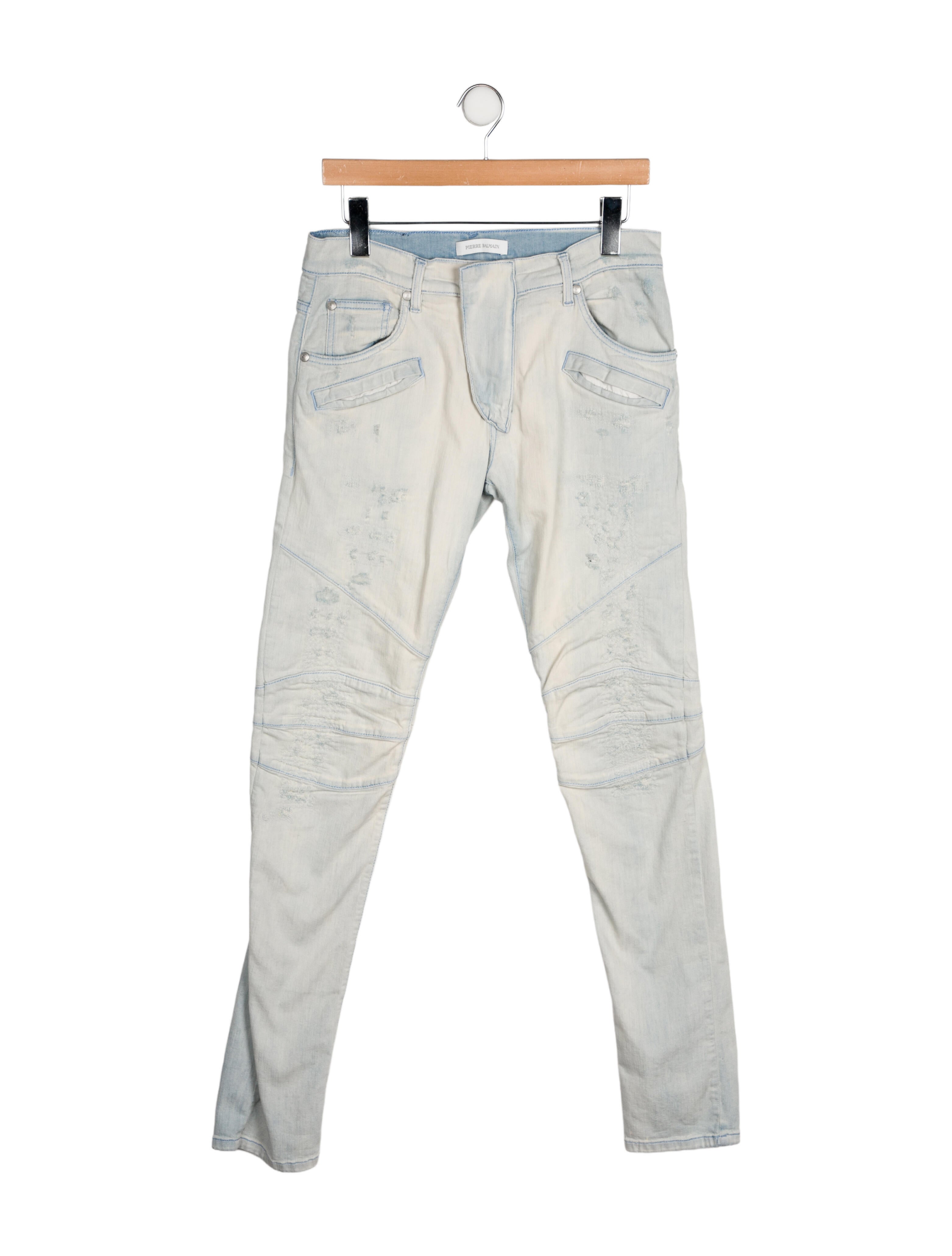 Pierre Balmain Moto Jeans