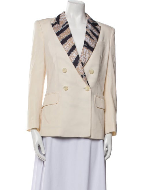 Pierre Balmain Virgin Wool Striped Blazer