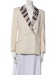 Pierre Balmain Virgin Wool Striped Blazer