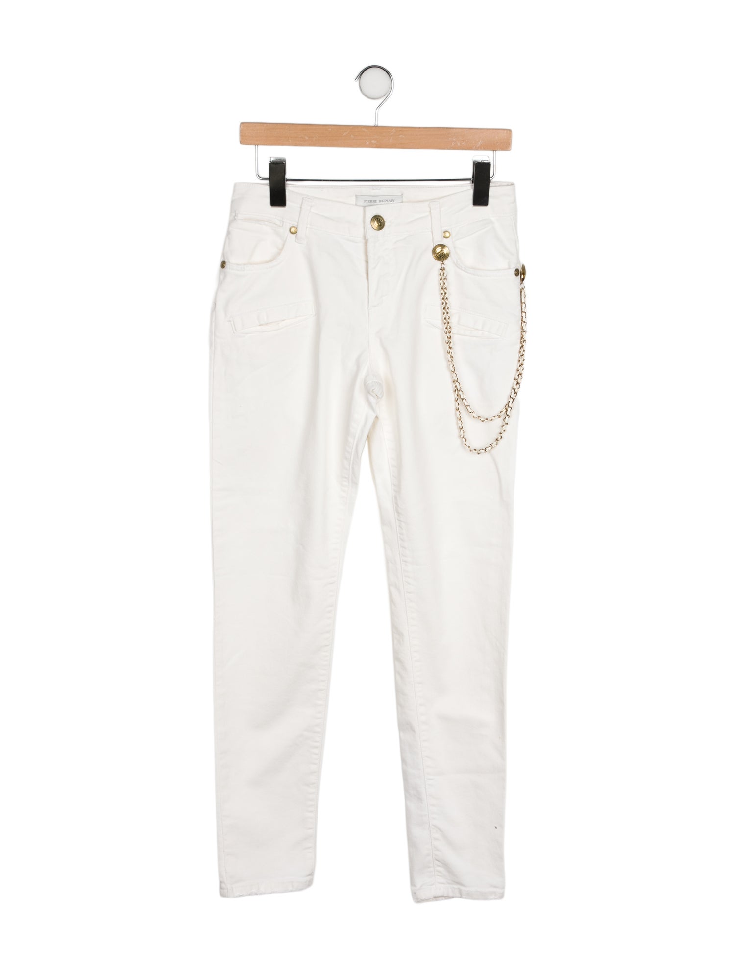 Pierre Balmain Mid-Rise Skinny Leg Jeans