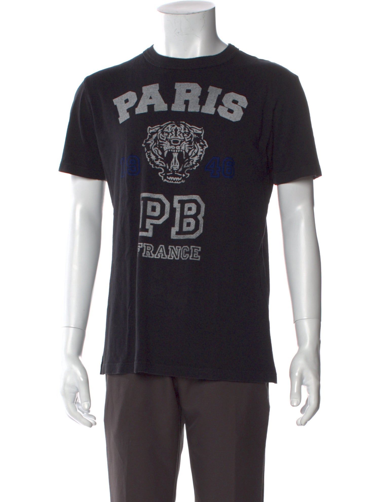 Pierre Balmain Graphic Print Crew Neck T-Shirt