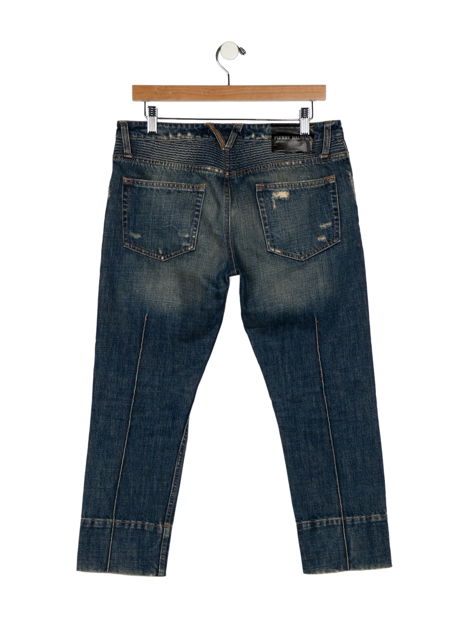 Pierre Balmain Mid-Rise Straight Leg Jeans