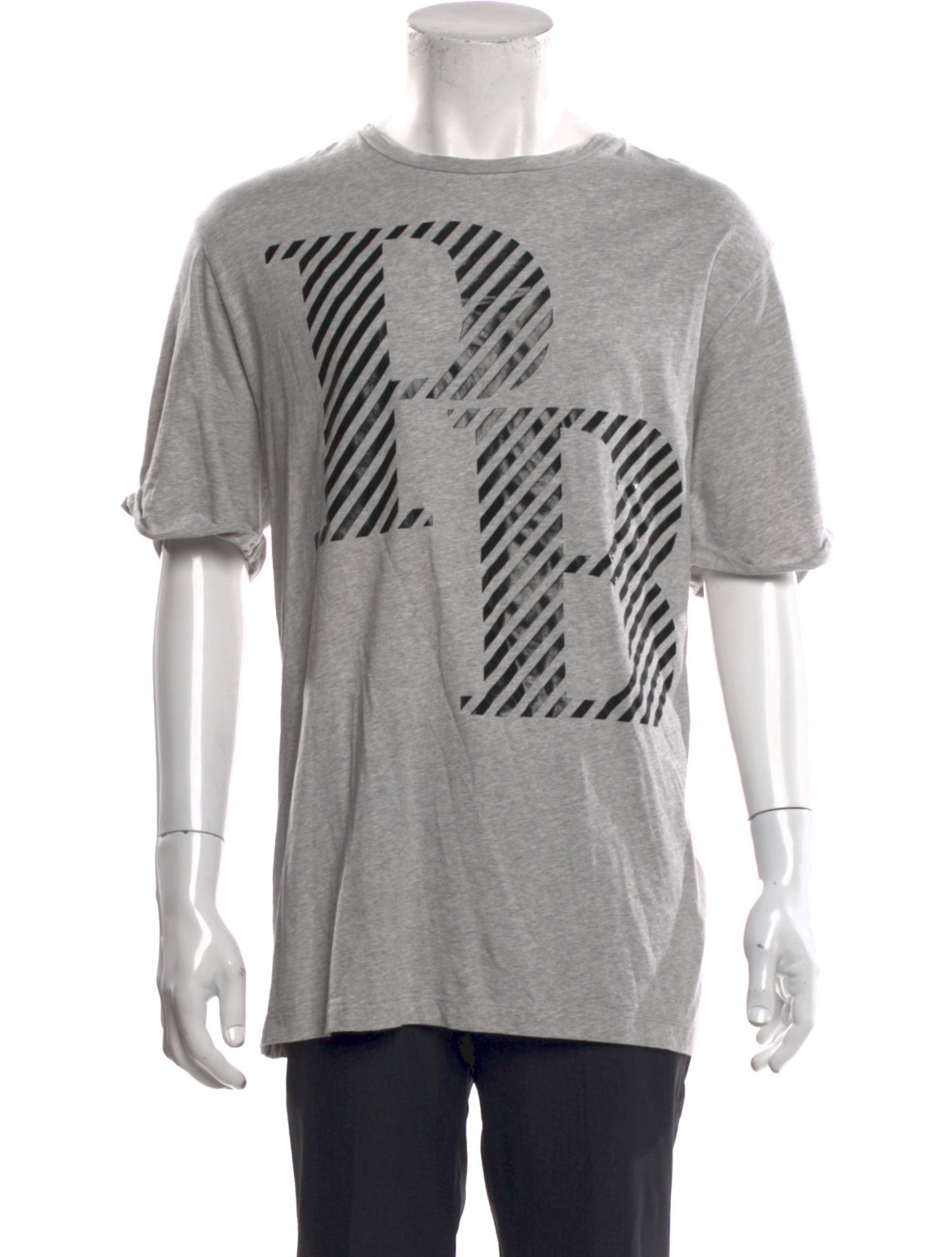 Pierre Balmain Graphic Print Crew Neck T-Shirt