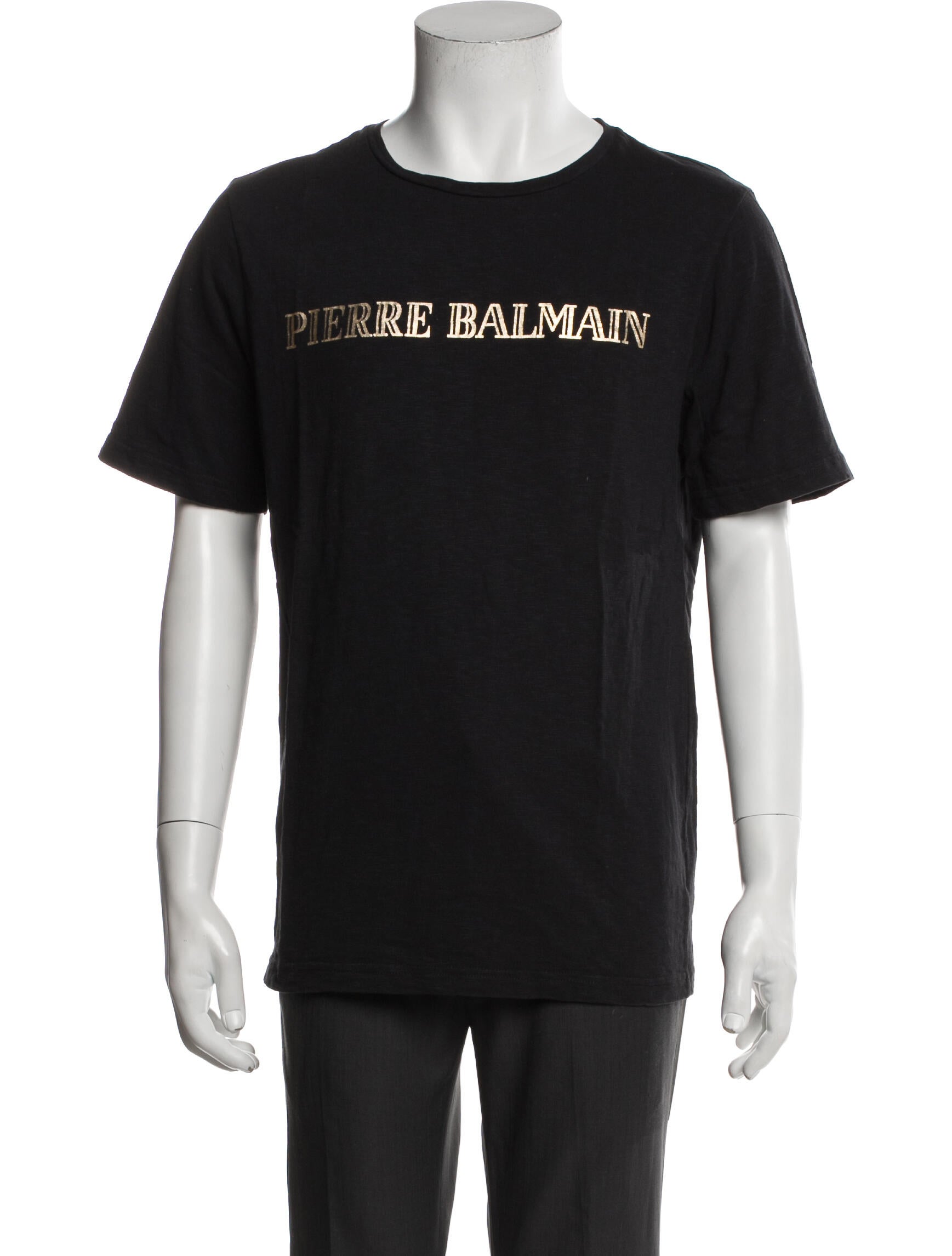 Pierre Balmain Graphic Print Crew Neck T-Shirt