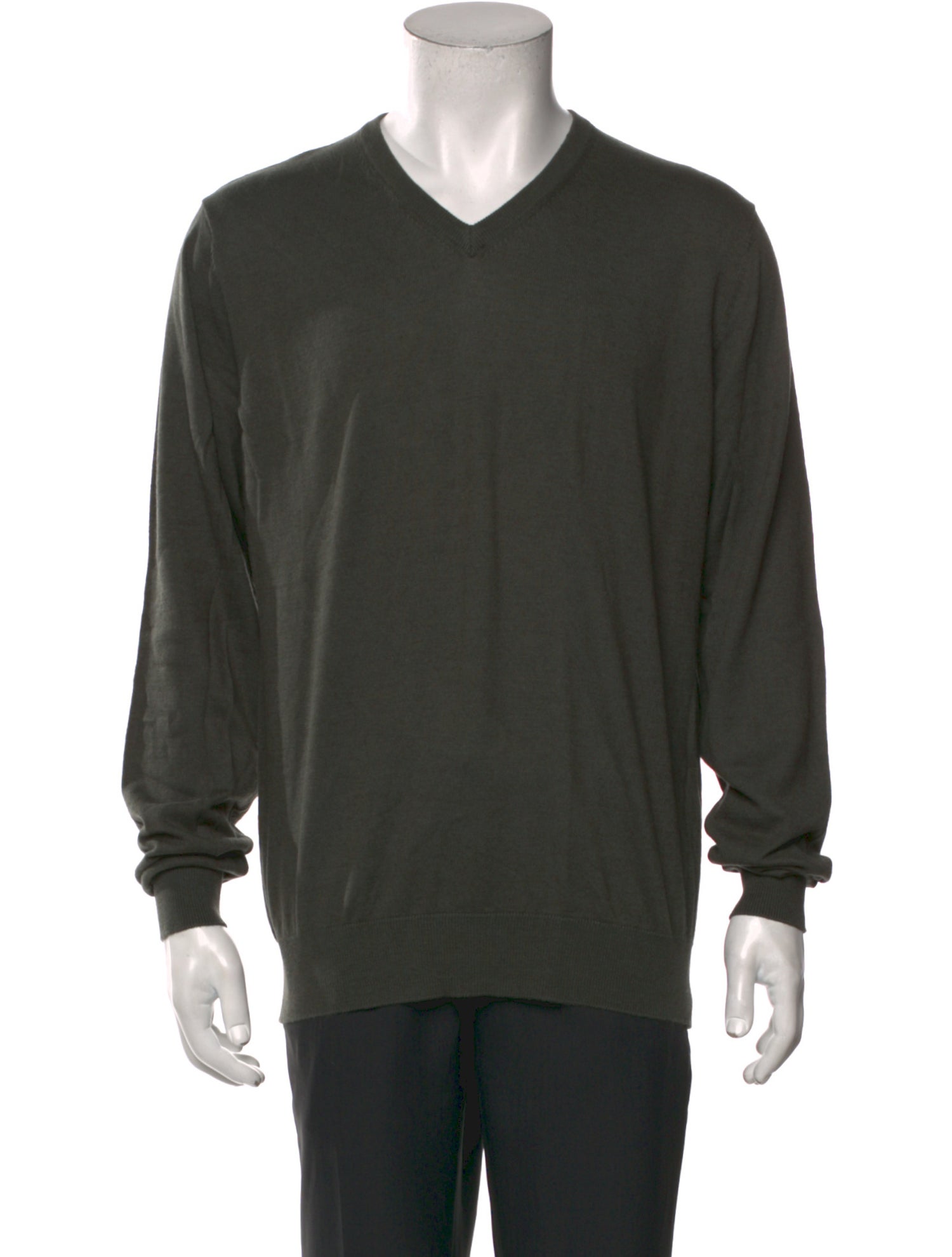 Pierre Balmain Silk V-Neck Pullover w/ Tags