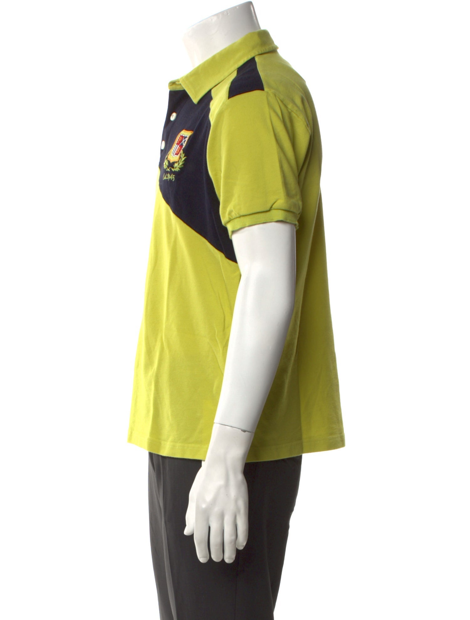 Pierre Balmain Graphic Print Collar Polo Shirt