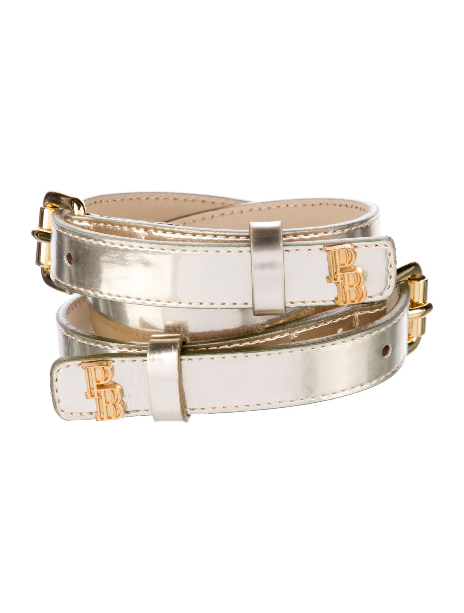 Pierre Balmain Skinny Leather Belt