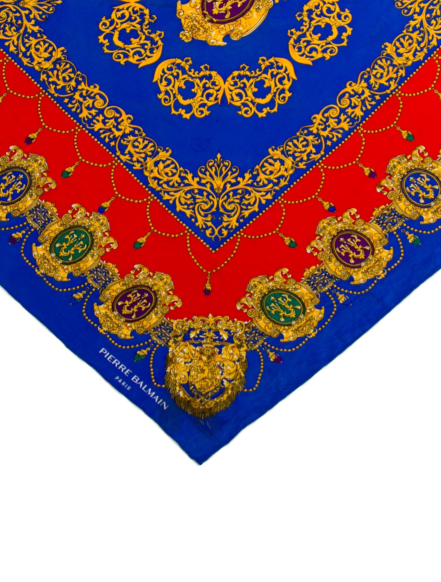 Pierre Balmain Silk Printed Scarf