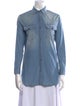 Pierre Balmain Long Sleeve Button-Up Top