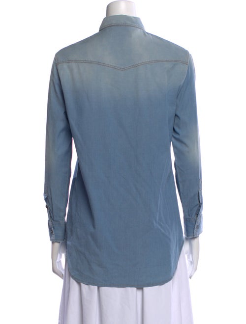 Pierre Balmain Long Sleeve Button-Up Top