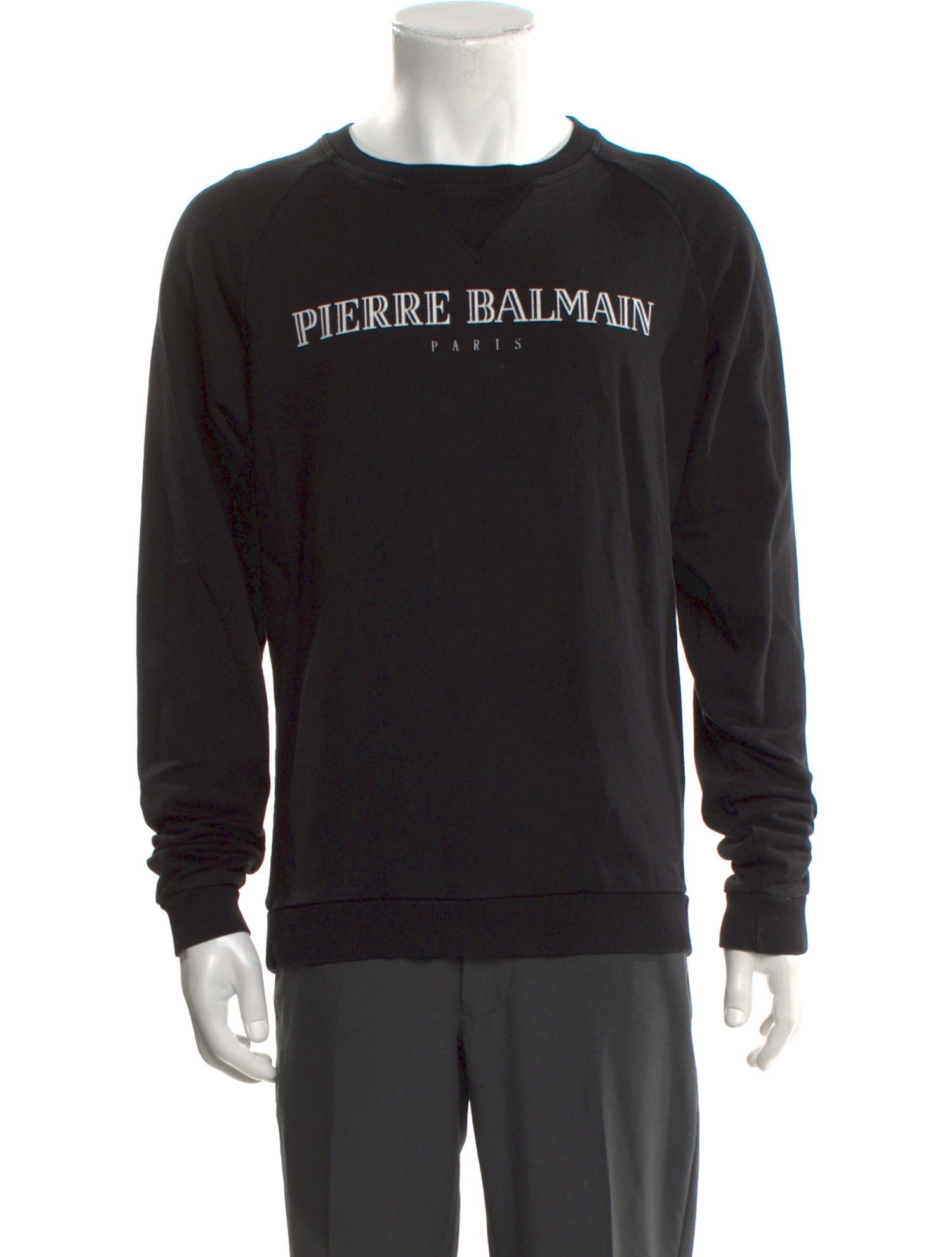 Pierre Balmain Graphic Print Crew Neck Pullover