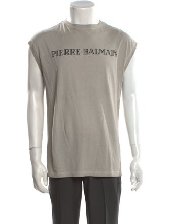 Pierre Balmain Graphic Print Crew Neck T-Shirt