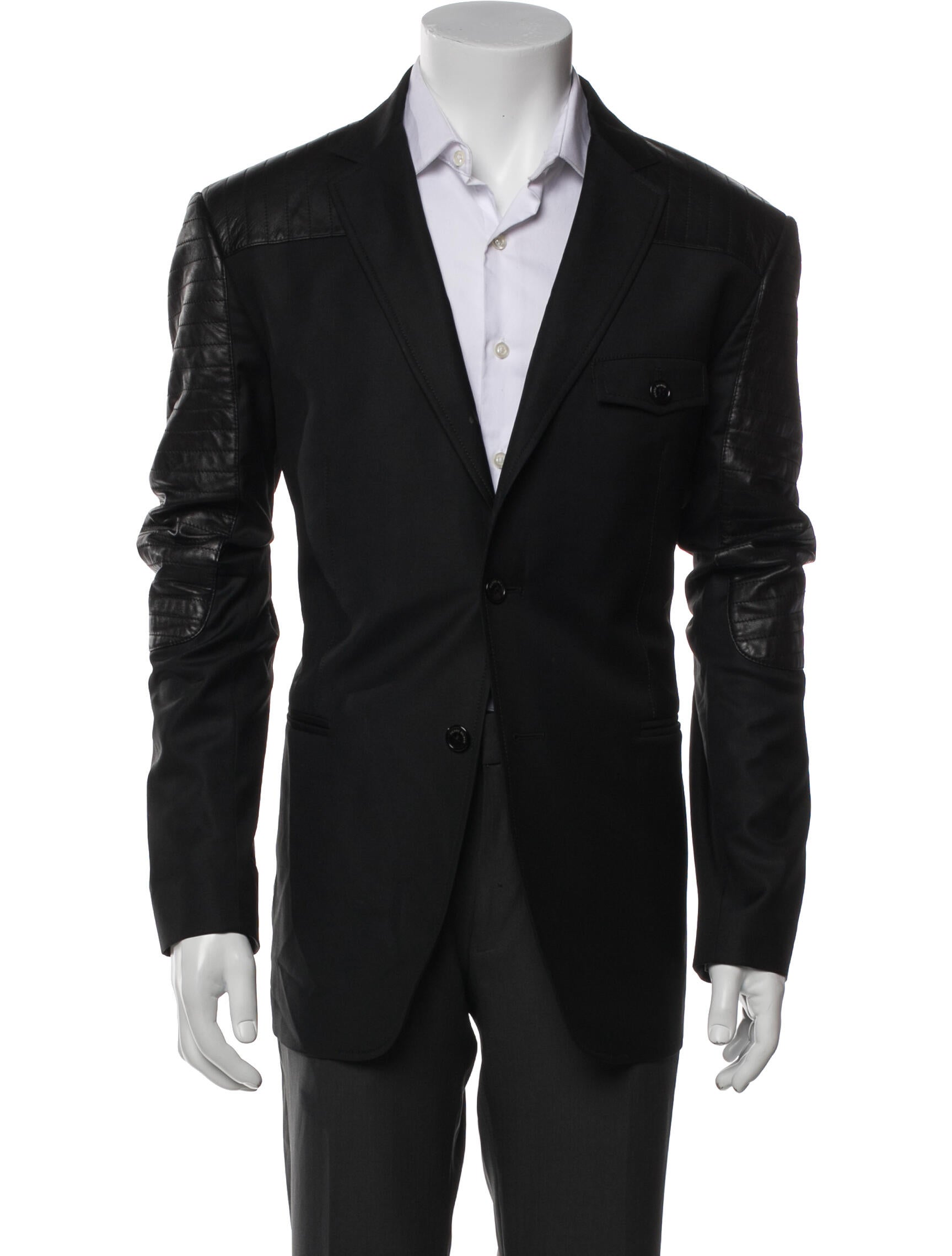 Pierre Balmain Wool Moto Jacket