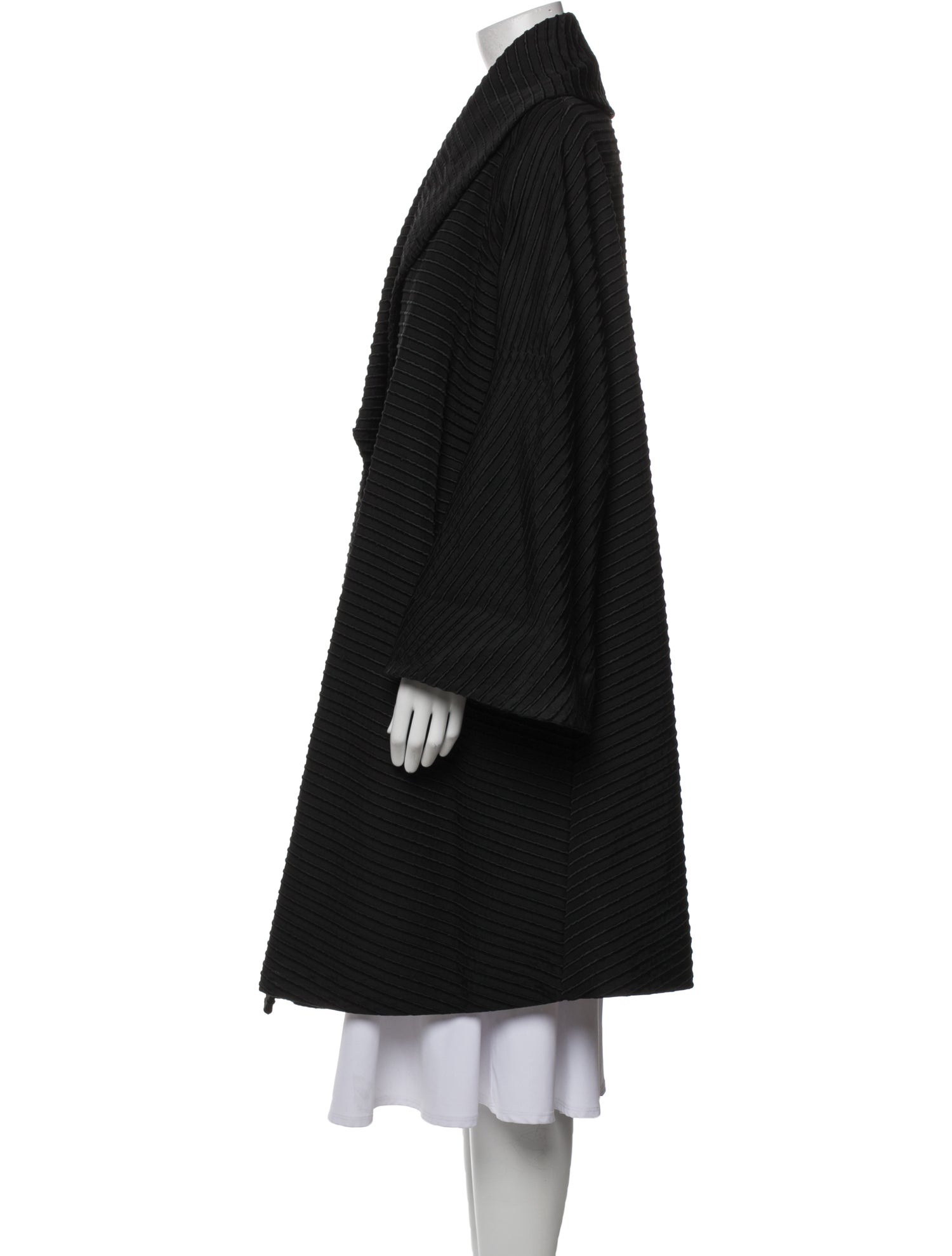 Pierre Balmain Striped Coat