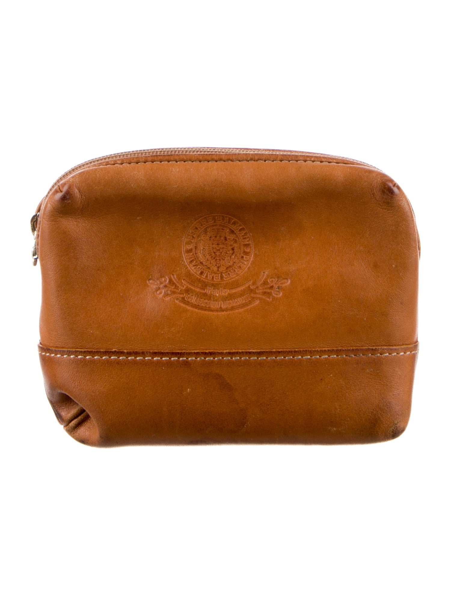 Pierre Balmain Leather Coin Pouch