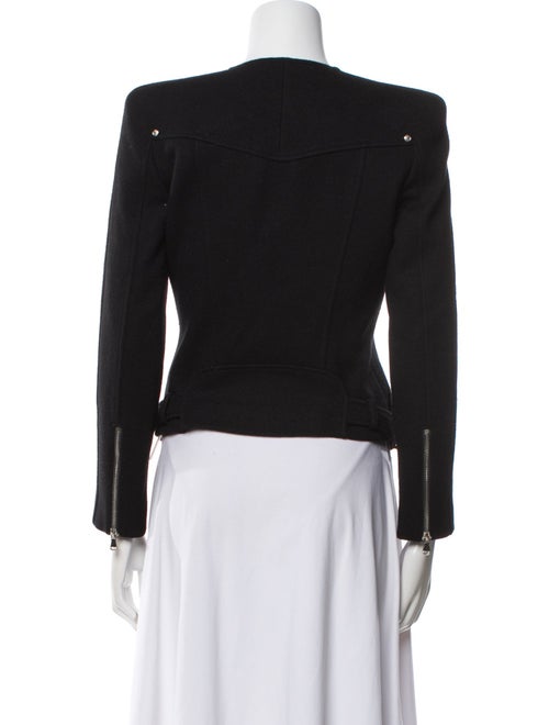 Pierre Balmain Wool Biker Jacket