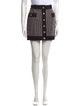 Pierre Balmain Tweed Pattern Mini Skirt
