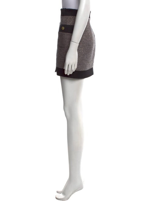 Pierre Balmain Tweed Pattern Mini Skirt