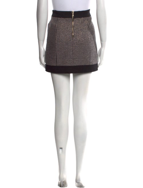 Pierre Balmain Tweed Pattern Mini Skirt