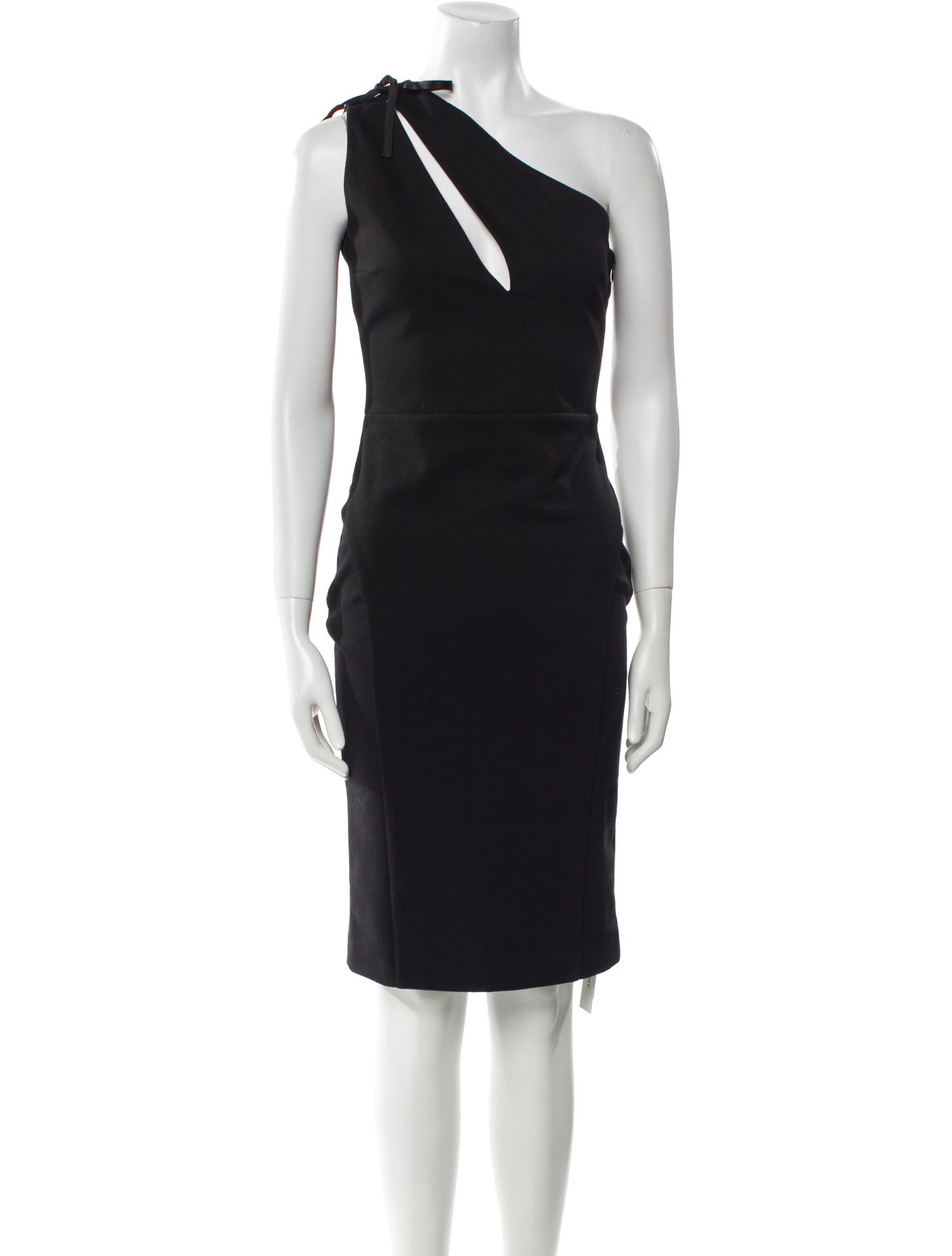 Pierre Balmain One-Shoulder Knee-Length Dress w/ Tags