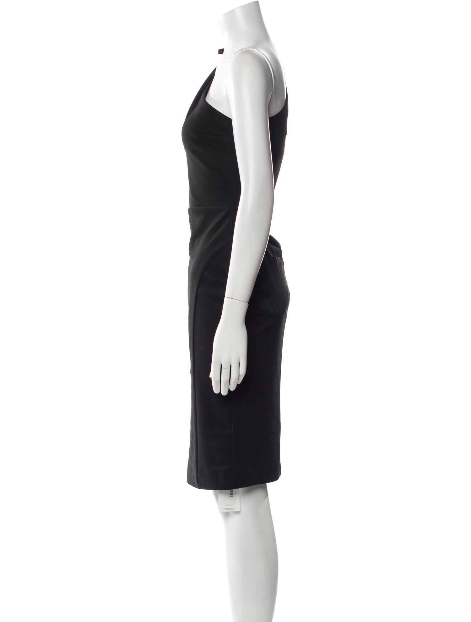 Pierre Balmain One-Shoulder Knee-Length Dress w/ Tags